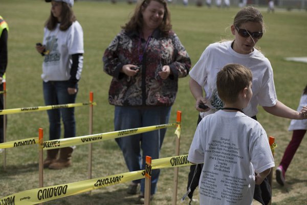 Park Orchard jog a thon event